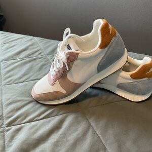 Steve Madden Multi Pastel Sneakers with Tan Details